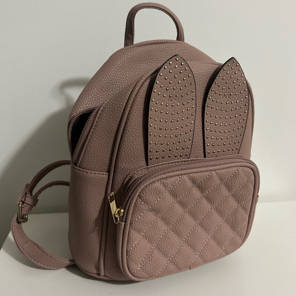 Small pink backpack